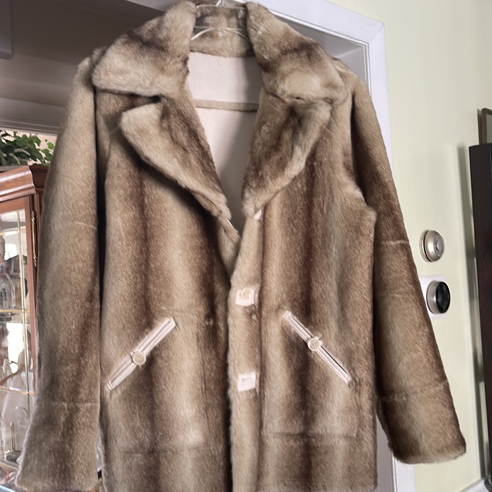 Faux Shearling Reversible Coat - image 2